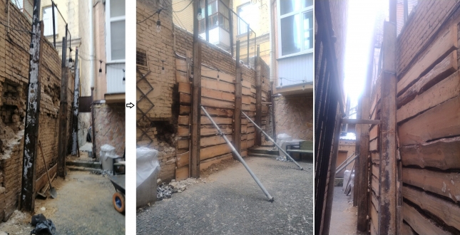 Підприємством було проведено роботи по укріпленню конструкції підпірної стіни між житловими будинками по вул. Шота Руставелі, 38-Б і вул. Саксаганського, 12-Б для запобігання надзвичайної ситуації
